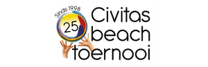 Civitas Beachvolleybal Toernooi logo banner website