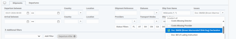Shipments in TMS